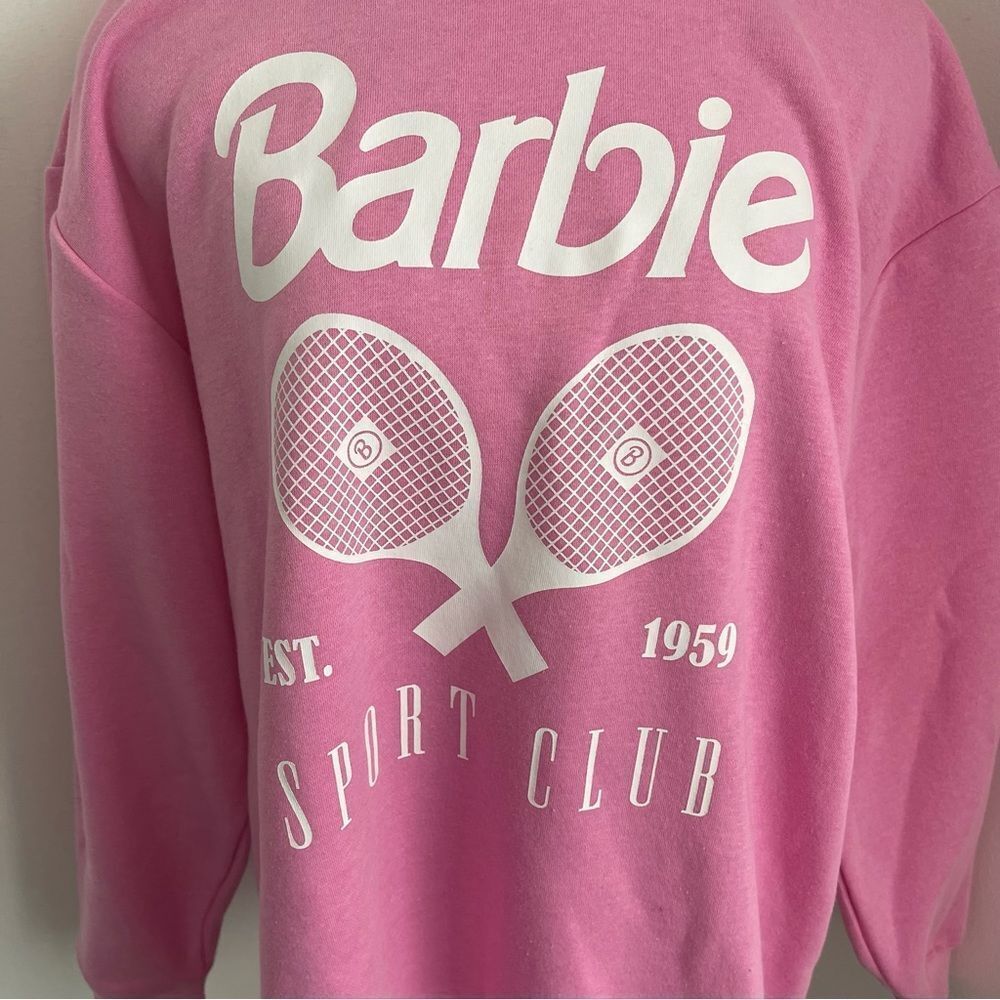 NWT Barbie crewneck with collar size M tennis - Picture 2 of 11